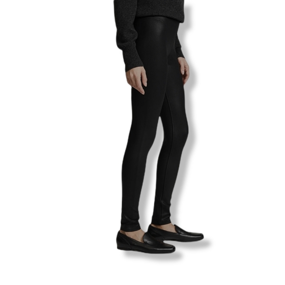 David Lerner The Classic Coated Brown Leggings - Picture 3 of 12